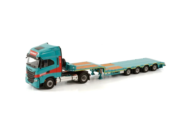 Iveco S-Way AS Hight 4X2 Semi Low Loader "Gruber" (I) 1:50