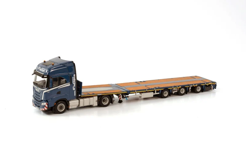 Iveco S-Way AS Hight 4X2 Megatrailer Flatbed "Wocken" 1:50