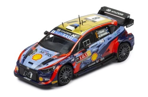 Hyundai i20 Rally1 WRC Winner Rallye Ypres 2022 Ott Tanak - MartinJarveoja 1:43