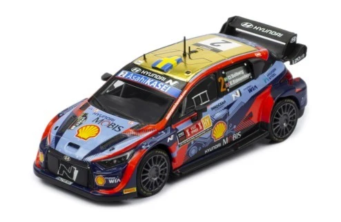 Hyundai i20 Rally1 WRC 4th Rallye Ypres 2022 Oliver Solberg - Elliott Edmondson 1:43