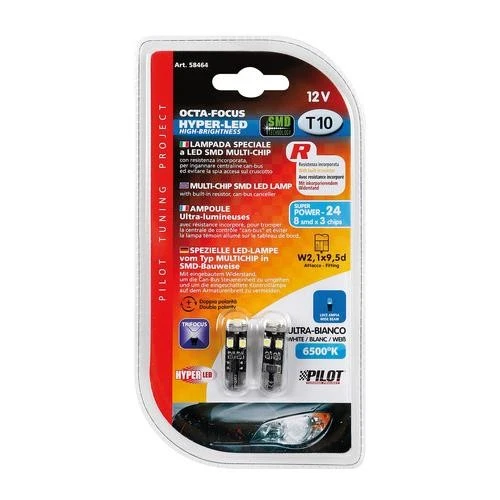 Hyper-Led Power 24 Octafocus 12V Luce Bianca 6500 °K (T10)