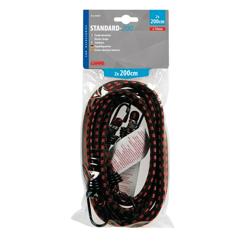 Corde elastiche Standard Coppia - Ø 10 mm - 2x200 cm