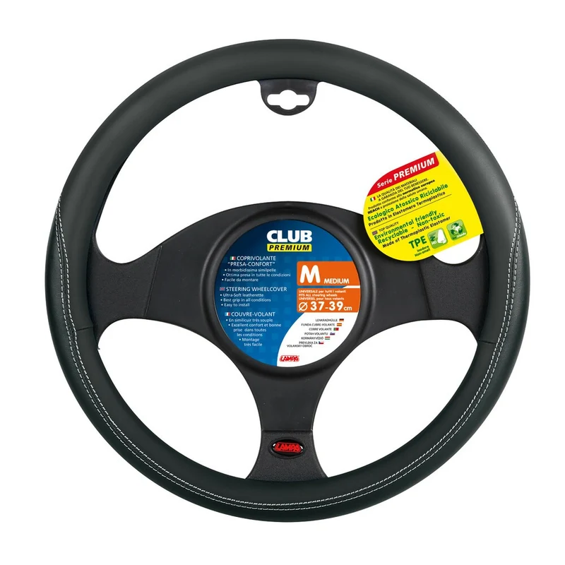 Club coprivolante in TPE - M - Ø 37/39 cm - Nero