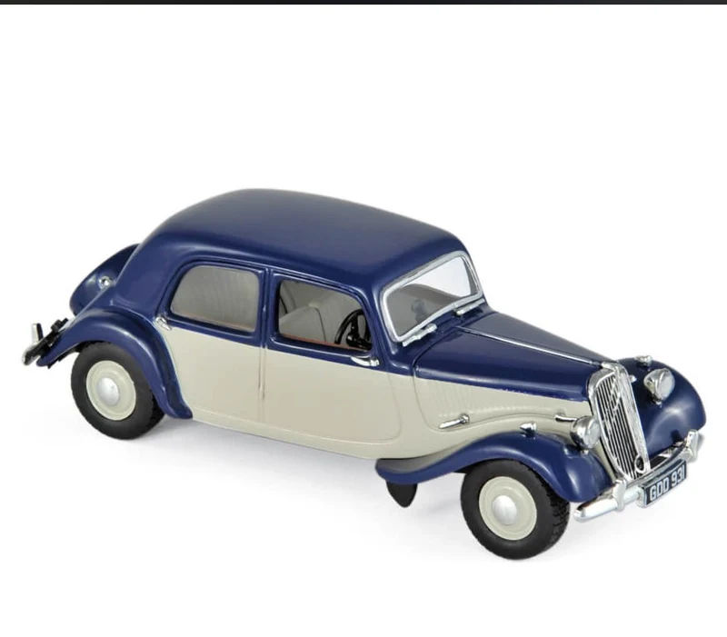 Citroën Light 15 1949 Dark Blue & Cream 1:43
