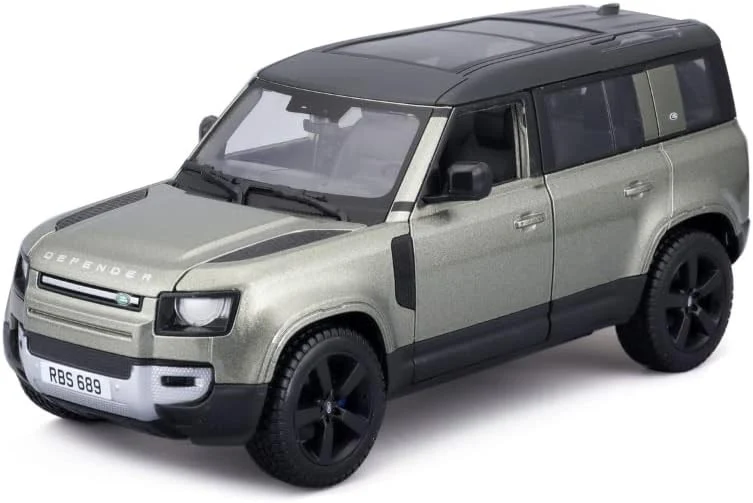 Land Rover Defender 110 anno 2022 Verde Chiaro metallizzato 1:24
