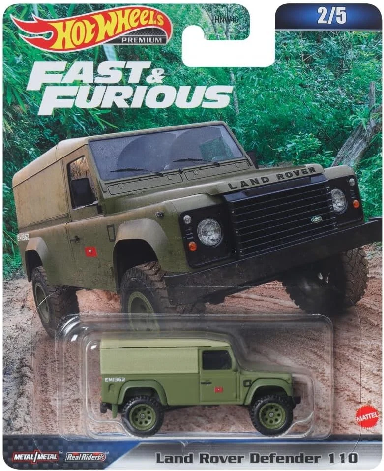 Land Rover Defender 110 1999 "Fast & Furious" Green 1:64