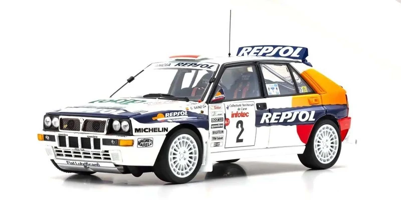 Lancia Delta Integrale 16V Jolly Club Totip Repsol Night Version 4th Toure de Course 1993 C.Sainz - L.Moya 1:18