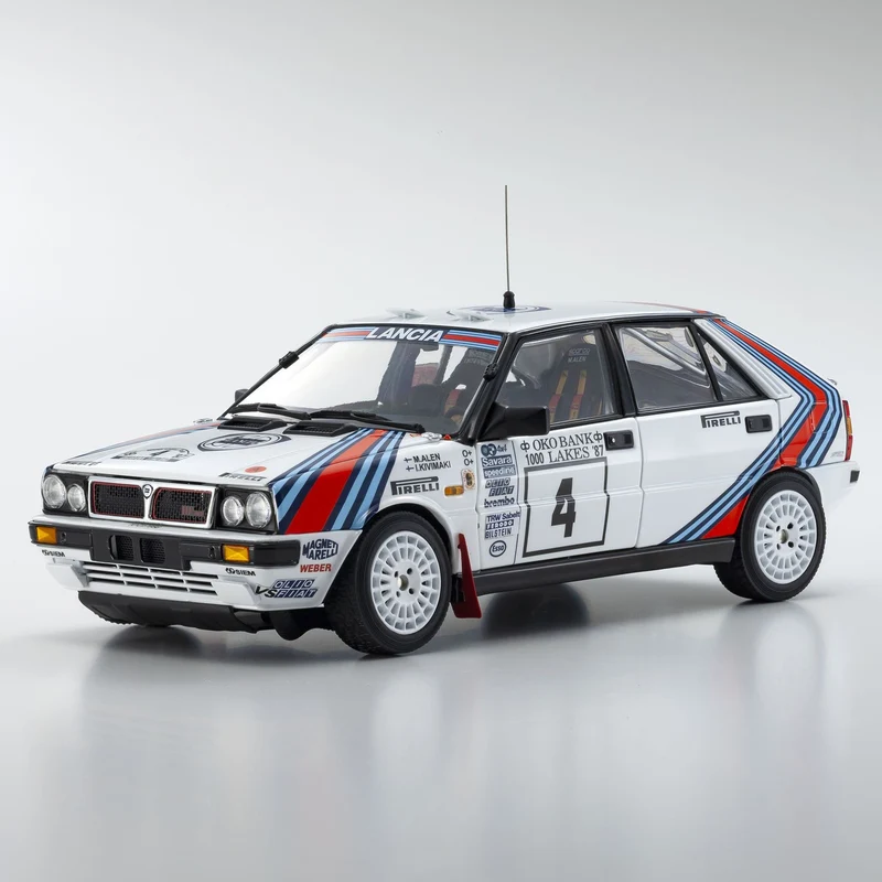 Lancia Delta HF 4WD Winner 37° Rally 1000 Lakes 1987 Martini Racing Markku Alen - Ilkka Kivimaki 1:18