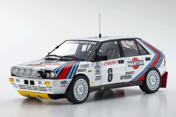 Lancia Delta HF 4WD Rally Monte Carlo 1987 Martini Racing Miki Biasion - Tiziano Siviero 1:18