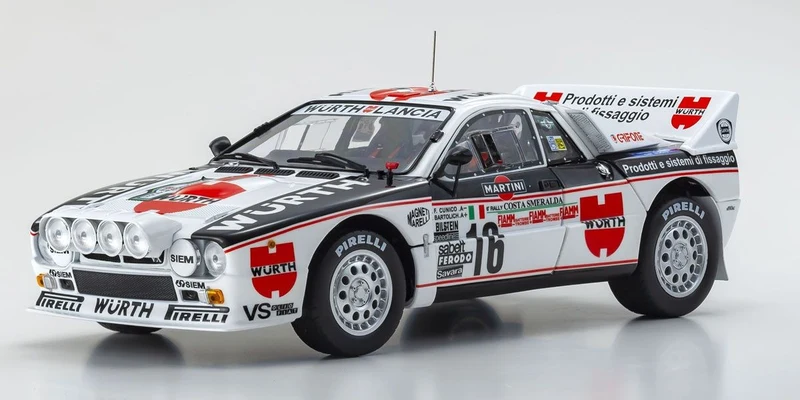 Lancia 037 Rally Grifone Würth 3rd Rallye Costa Smeralda 1983 Gianfranco Cunico - Ergy Bartolich 1:18
