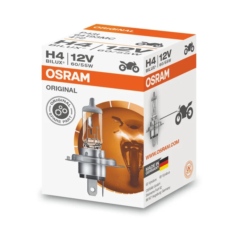 Lampadina Alogena Osram H4 12V/60-55W