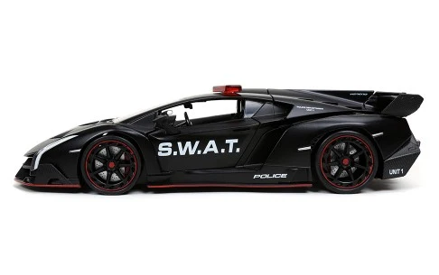 Lamborghini Veneno 2013 S.W.A.T. Primer Black 1:24