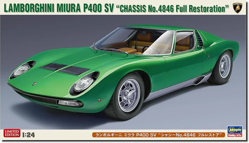 Lamborghini Miura P400 SV "Chassis 4846 full restoration" 1:24