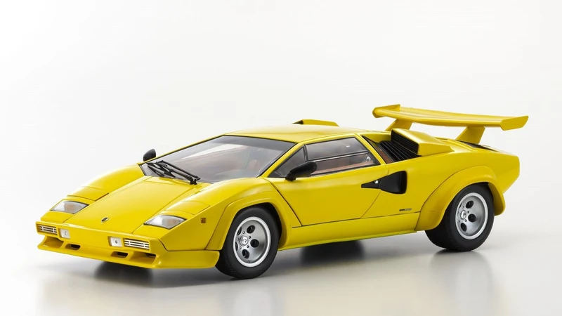 Lamborghini Countach LP5000 Quattrovalvole Yellow 1:18