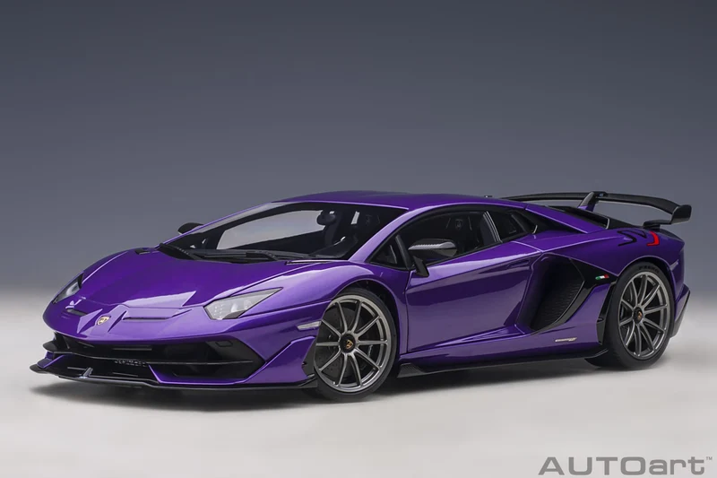Lamborghini Aventador SVJ 2018 Viola Pasifea 1:18