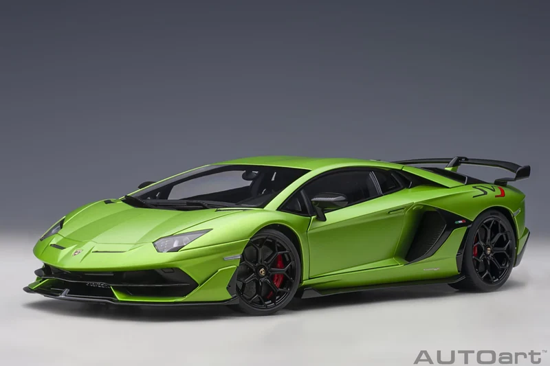 Lamborghini Aventador SVJ 2018 Verde Alceo 1:18