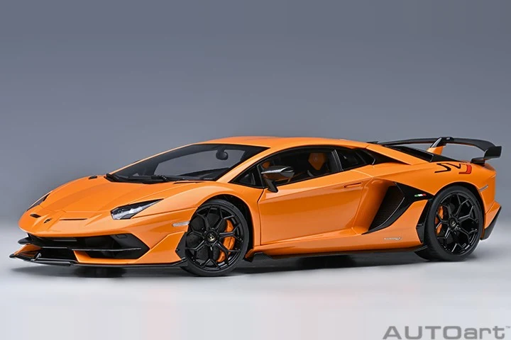 Lamborghini Aventador SVJ 2018 Arancio Atlas 1:18