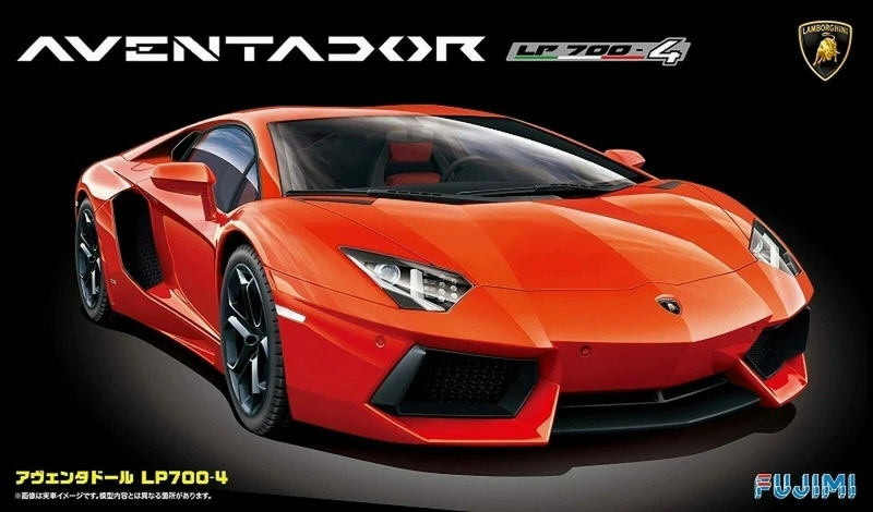 Lamborghini Aventador Lp 700-4 orange Kit 1:24