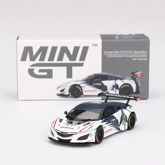 Honda NSX GT3 EVO AlphaTauri Yuki Tsunoda 2023 Red Bull Formula Nurburgring 1:64
