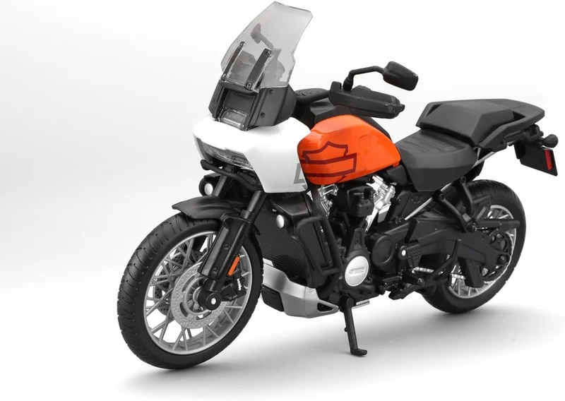 Harley Davidson 2021 Pan America 1250 Arancione-Nero-Bianco 1:12