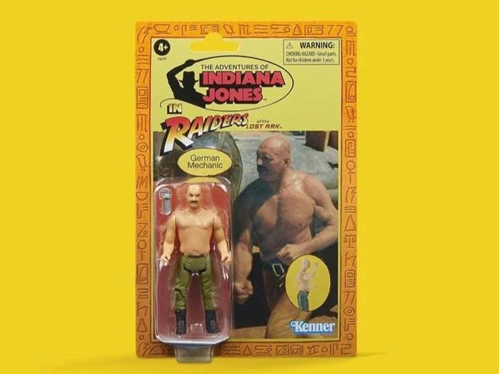 German Mechanic Indiana Jones Retro Collection Action Figure 10cm-h