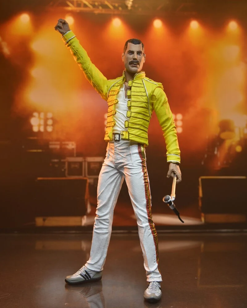 Freddie Mercury Live Magic 1986 Yellow Jacket Af 17cm