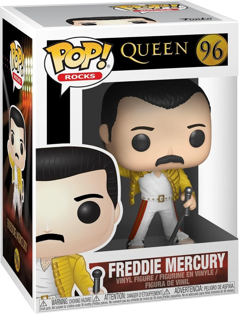 Freddie Mercury Funko Live Magic 1986 Figure Pop