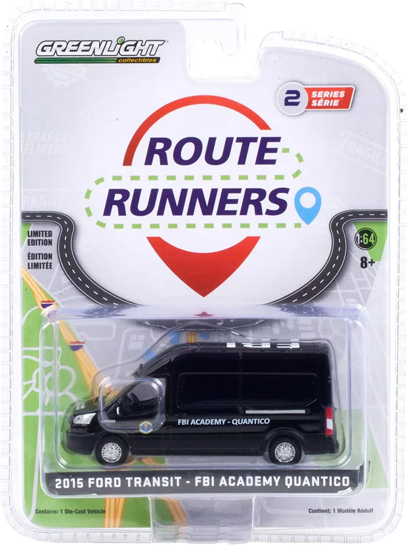 Ford Transit Black FBI Academy Quantico 1:64
