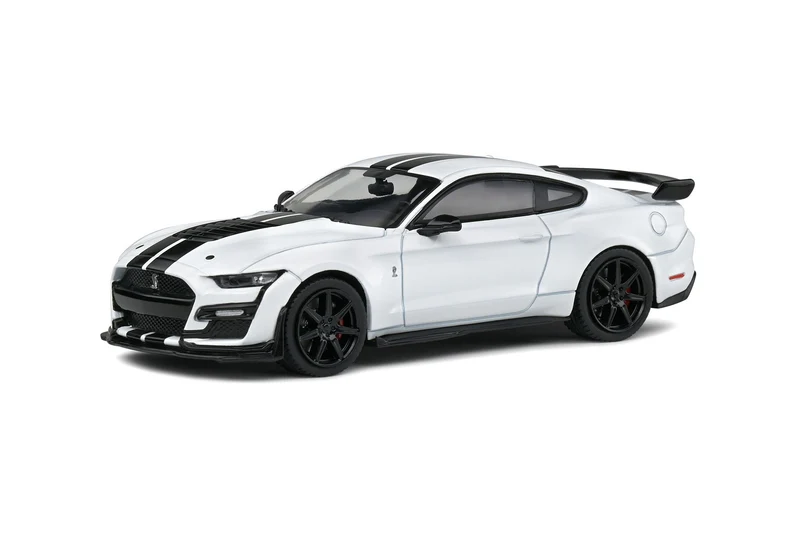 Ford Shelby Mustang GT500 Fast Track 2020 White - Black stripes 1:43
