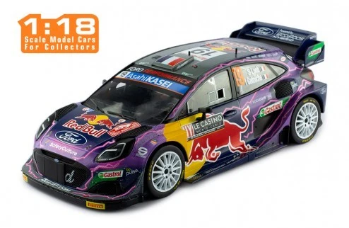 Ford Puma Rally1 2022 Winner Rally Monte Carlo S.Loeb - I.Galmiche 1:18