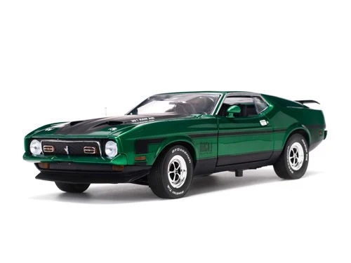Ford Mustang Mach I 351 Ram Air 1971 Graber Green 1:18