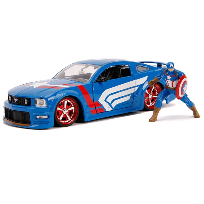 Ford Mustang GT 2016 Capitan America con personaggio 1:24