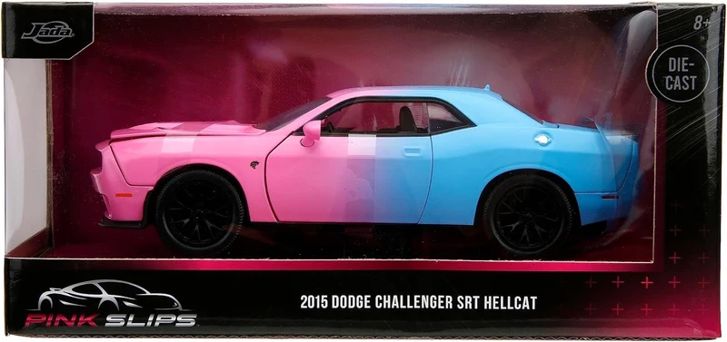 Dodge Challenger SRT Hellcat 2015 con Decorazione Gamma Pink Slips 1:24