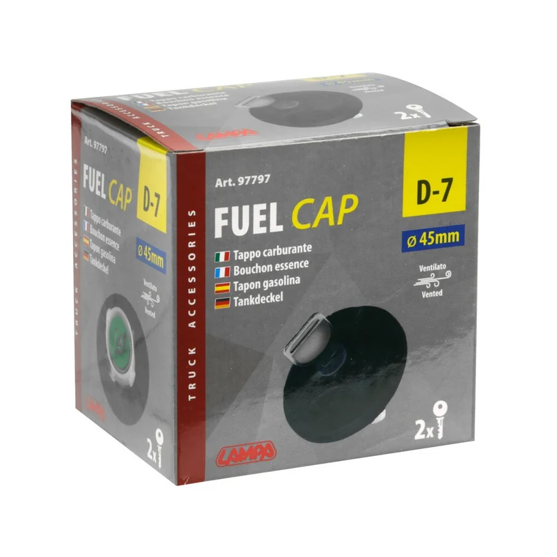 D-7 Tappo carburante ventilato - Ø 45 mm