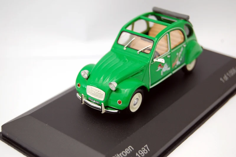 Citroen 2CV Sausss Ente 1987 green 1:43