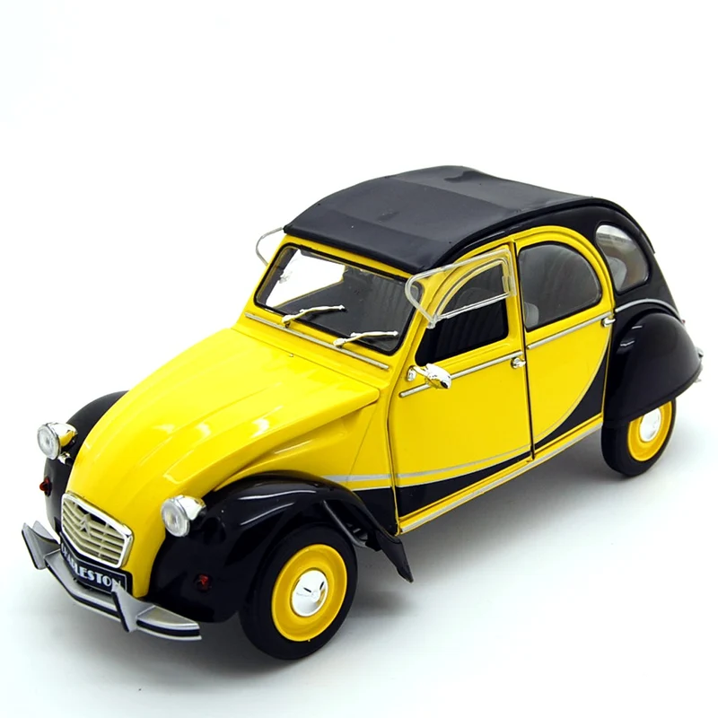 Citroen 2 CV Charleston 1982 Yellow / Black 1:18
