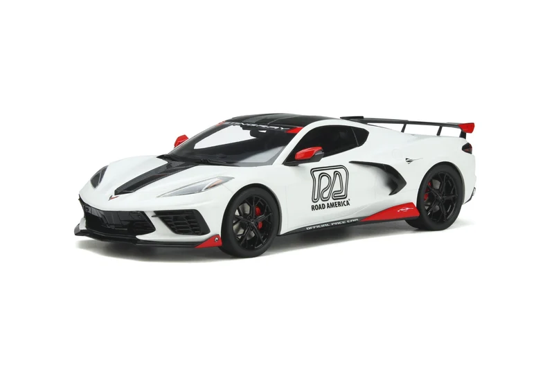 Chevrolet Corvette C8 Pace Car IMSA 2020 Arctic White 1:18