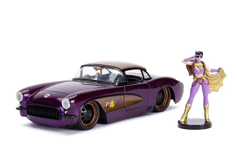 Chevrolet Corvette 1957 "Batgirl" con personaggio 1:24