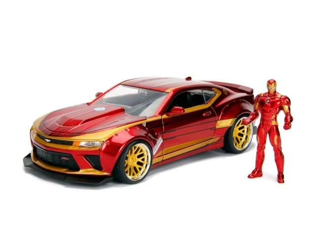 Chevrolet Camaro 2016 "Iron Man" con personaggio 1:24