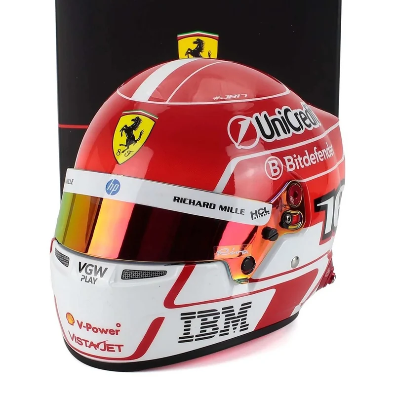 Charles Leclerc Casco Bell Helmet F1 2025 Ferrari SF-25 1:2