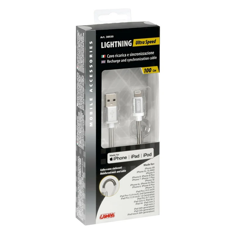 Cavo Usb - Apple Lightning 100 cm Bianco