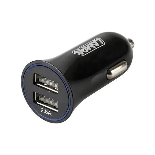 Caricabatteria 2 porte Usb 2500 mA 12/24V
