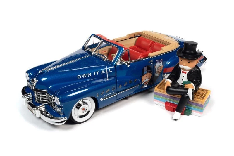 Cadillac Series 62 Convertible Monopoly Graphics & Mr. Monopoly 1:18