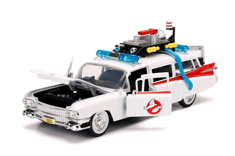 Cadillac Ambulance 1959 "Ghostbusters Ecto-1" white/red 1:24