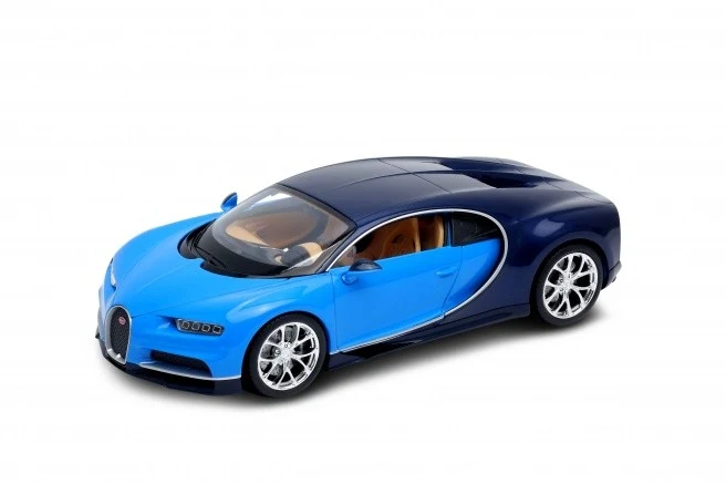 Bugatti Chiron 2017 Blue / Black 1:24