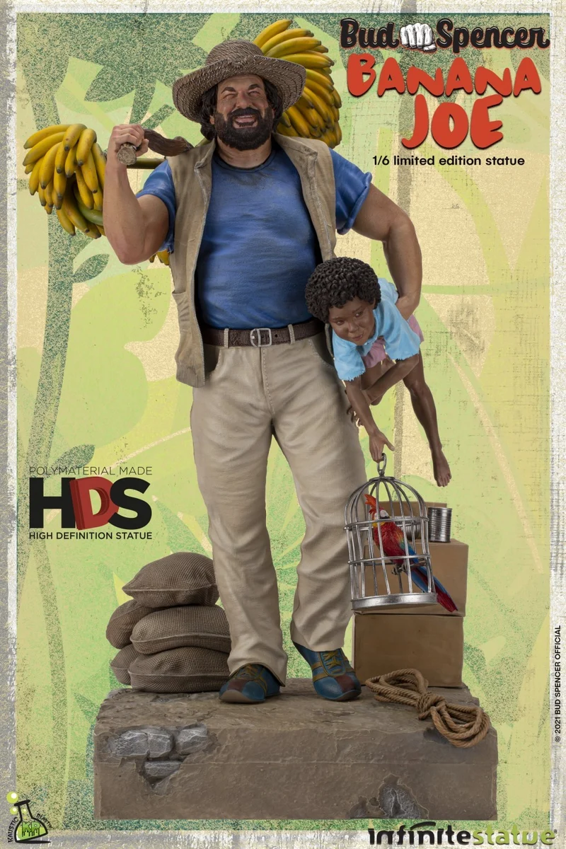Bud Spencer as Banana Joe Statue Old&Rare Statue 1:6
