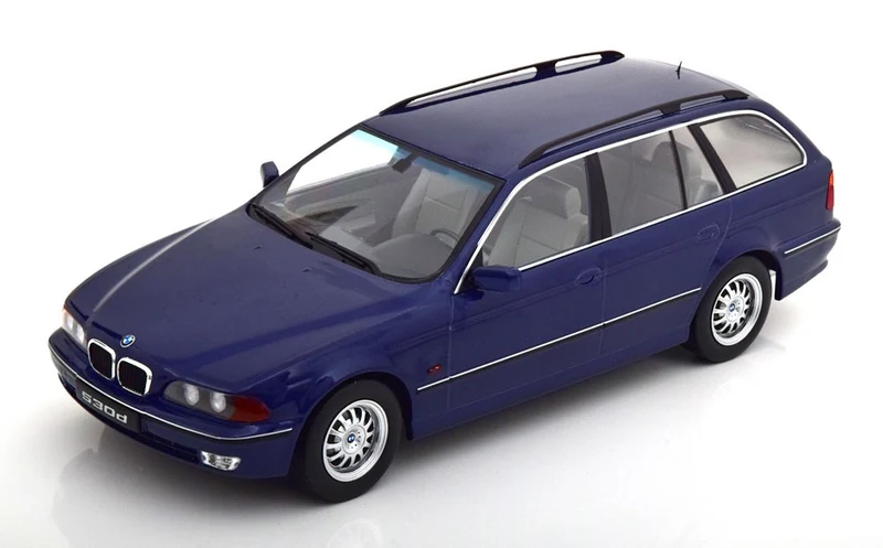 Bmw 530D E39 1997 Touring Blue Metallic 1:18