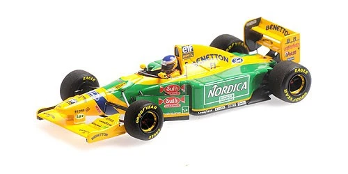 Benetton Ford B193B Michele Alboreto 15 dicembre 1993 Test Barcellona 1:43