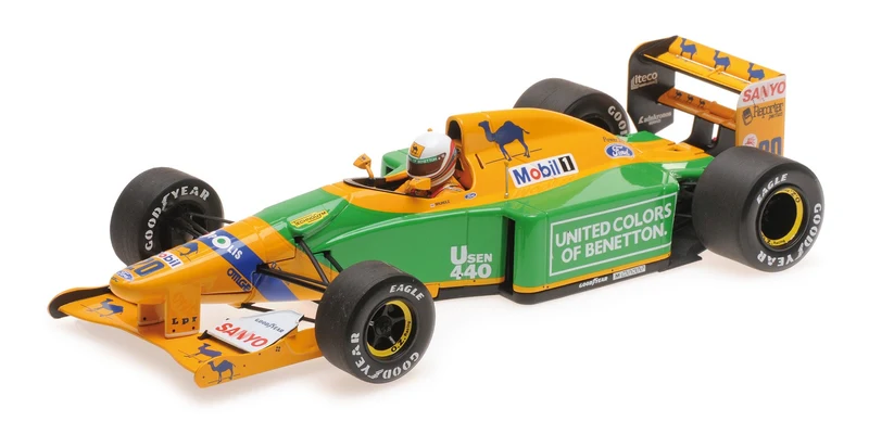 Benetton Ford B192 F1 1992 3rd British Gp Silverstone Martin Brundle 1:18