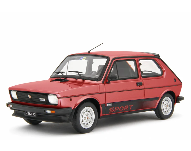 Fiat 127 Sport 70 HP 1981 Rosso Metallizzato 1:18